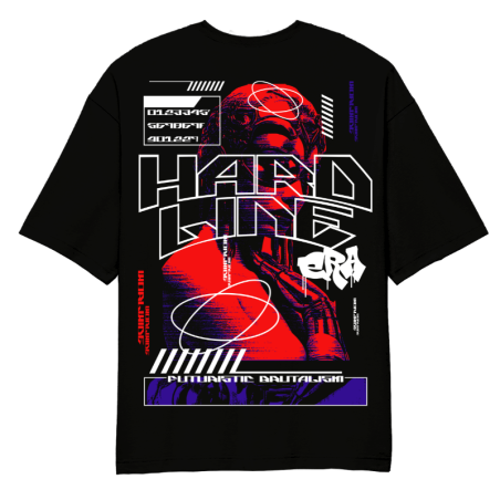 Hard Line Oversized T-Shirt