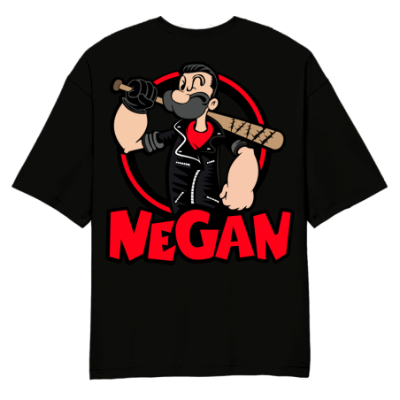 Negan The Savior Man Oversized T-Shirt