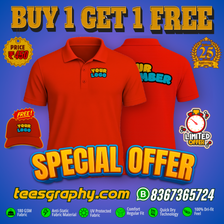 Customized Deluxe Polo T-shirt