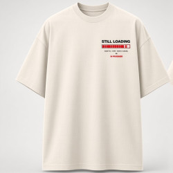Still Loading Oversized T-Shirt Off-White - Front