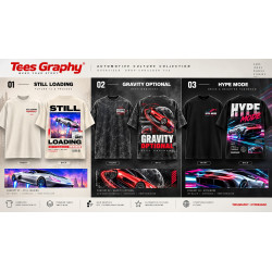Still Loading Oversized T-Shirt - Automotive Culture Collection concept board