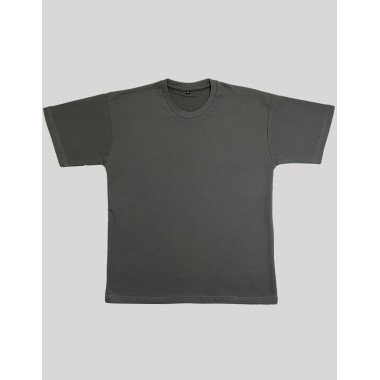 Olive  TerryCotton T-Shirt